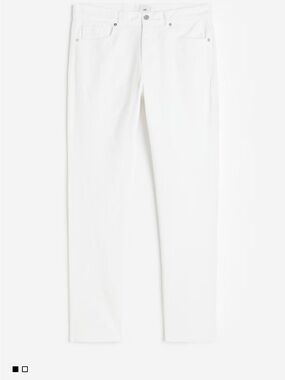 H&M White Women's Straight Jeans